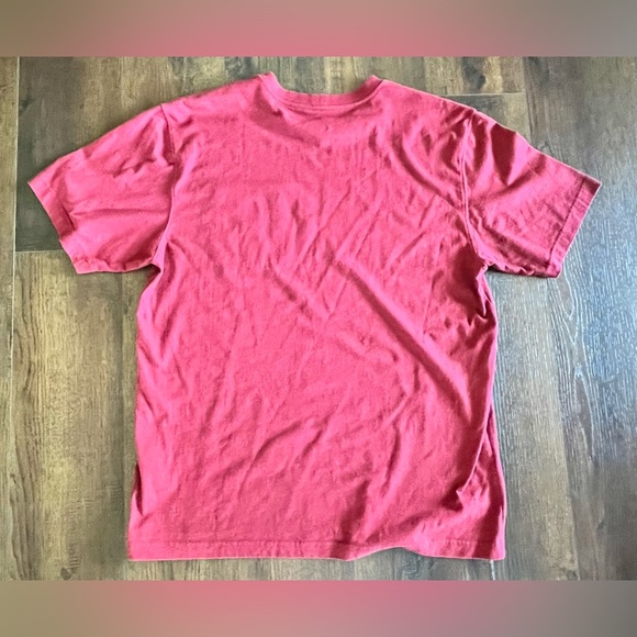 Carhartt Mens Large Red Original Fit Force Pocket Tee T Shirt - Picture 3 of 7